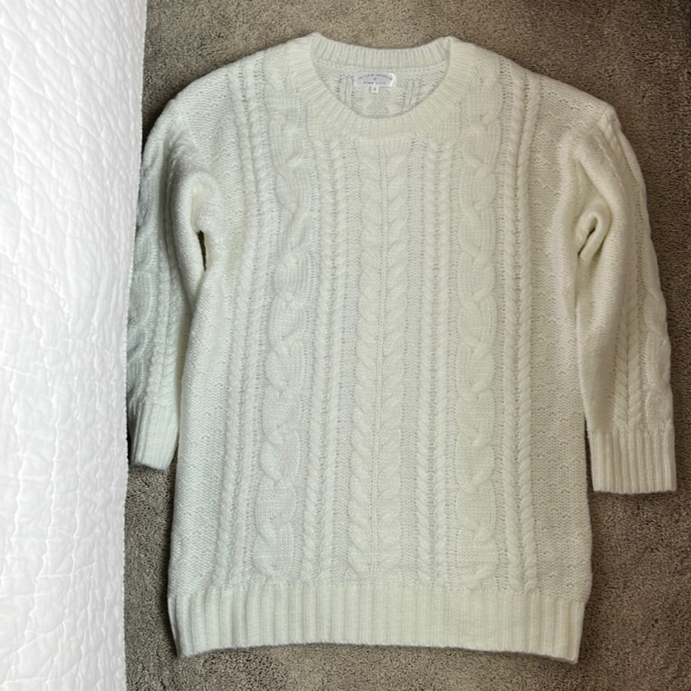 Caitlin Covington Cable knit sweater dress. Never worn!
